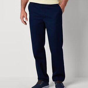 Men's St. John’s Bay Worry-Free Classic Fit Navy Blue Pants